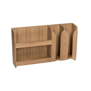 Force 4 Teak Plate & Mug Rack