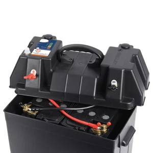 Force 4 Deluxe Battery Box with USB & 12V Sockets with Gauge