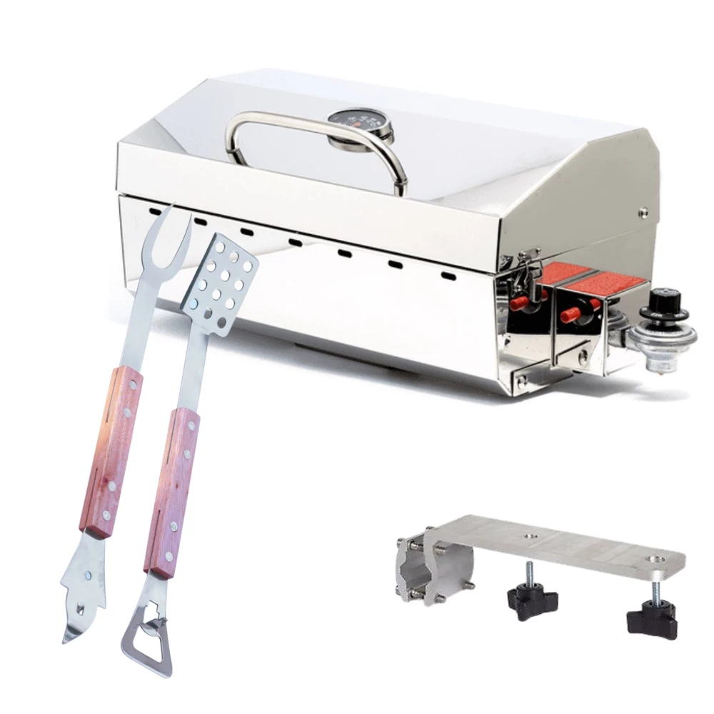 Kuuma Stow N' Go 160 Gas Barbecue with Rail Mount 