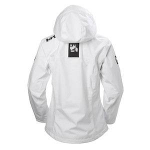 Women's Crew Hooded Midlayer Jacket - White 