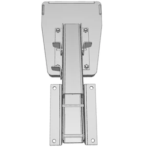 Force 4 Stainless Steel Outboard Motor Bracket - up to 7HP