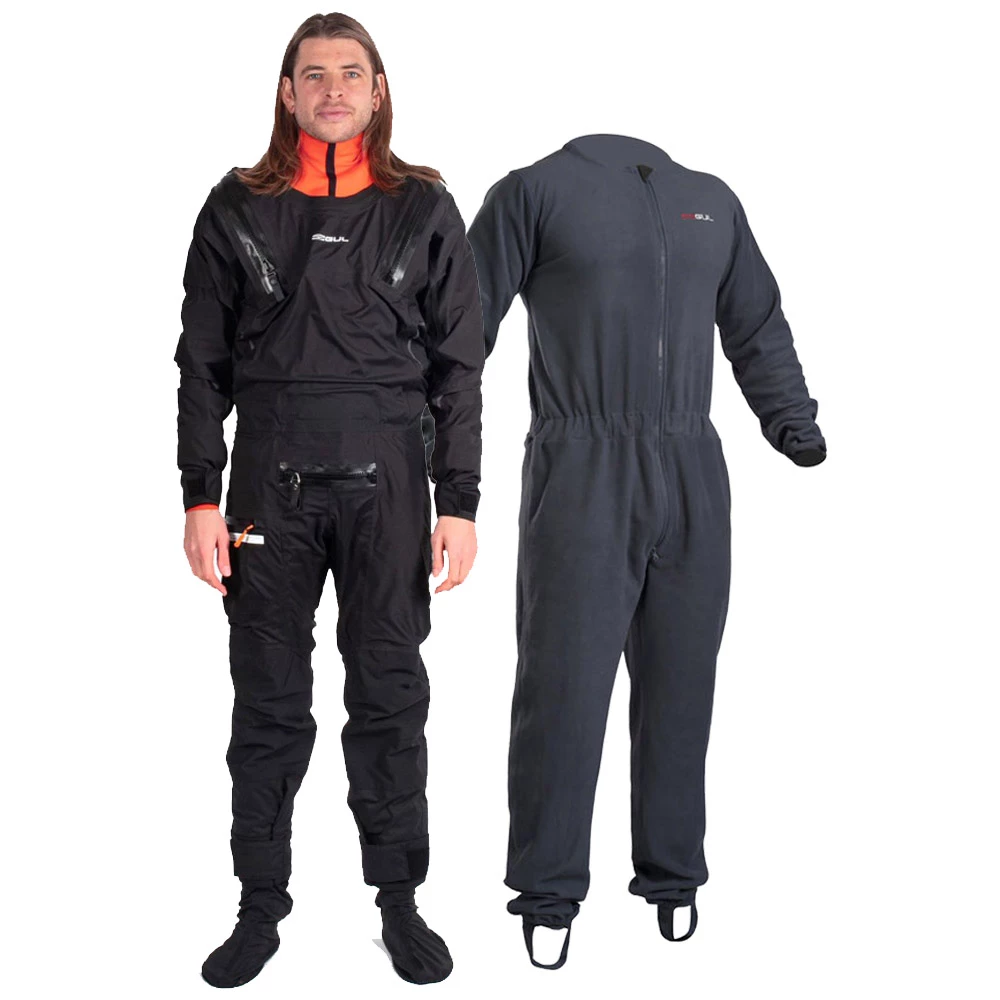 Gul Code Zero Drysuit with Relief Zip & Radiation Fleece Undersuit 