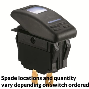 Force 4 Splashproof Rocker Switches Double Pole 
