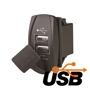 Force 4 Dual USB Outlet Fits Switch Panel