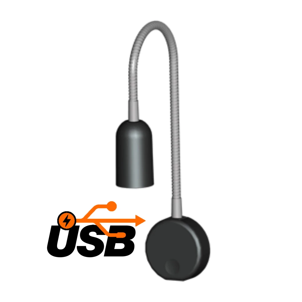 Force 4 Chart Table Light with USB Socket