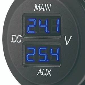 Force 4 Dual Battery Volt Mater