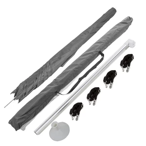 Force 4 Portable Bimini Sun Awning Grey 