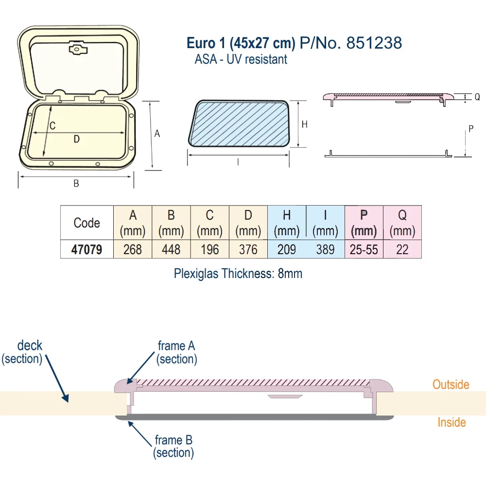 Euro1 Hatch 448x268mm
