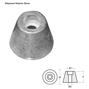 Tecnoseal Sidepower Sleipner Bow Thruster Anodes - Zinc 