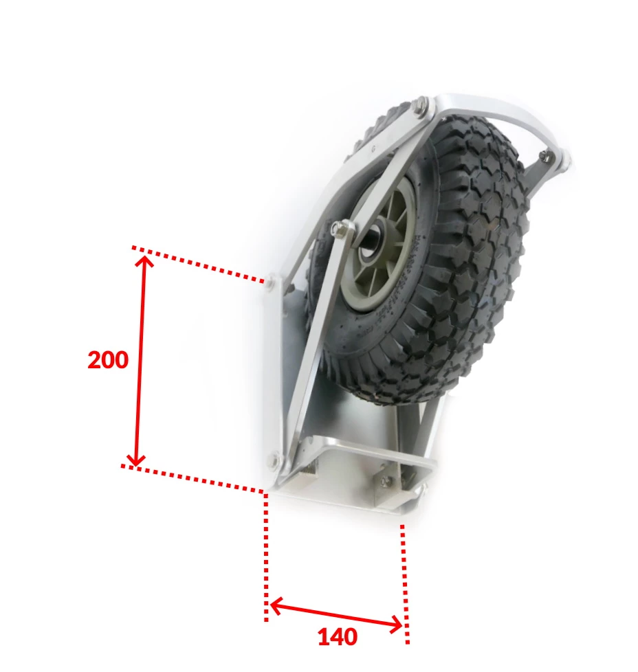 Heavy Duty Dinghy Launching Wheels