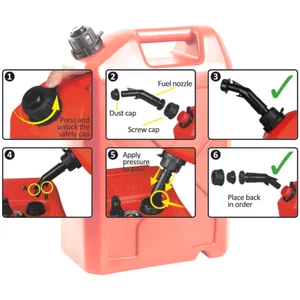 Osculati Jerry Can with No-Spill Spout 