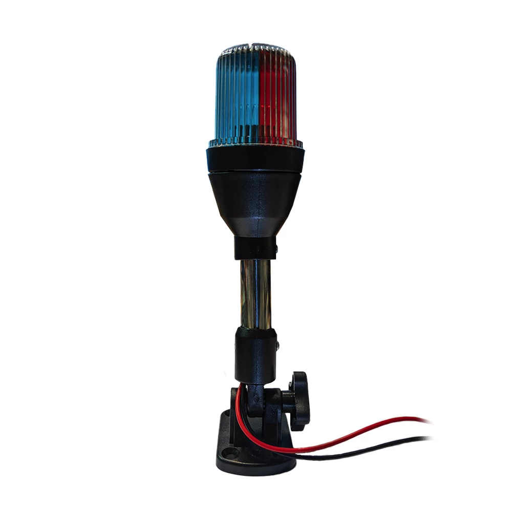 Force 4 Folding Tri-Colour Pole Navigation Light - 23cm 