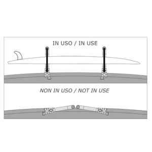 Osculati Stainless Steel Stanchion SUP Holder