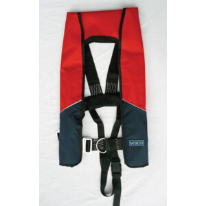 180 Classic Lifejacket Auto/Harness Red/Navy