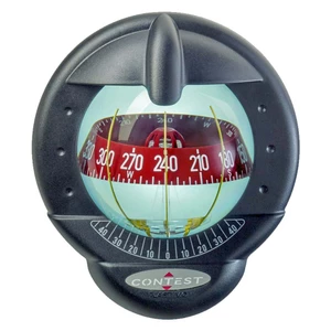 Plastimo Contest 101 Compass - Black/Red Card - Inclined Bulkhead