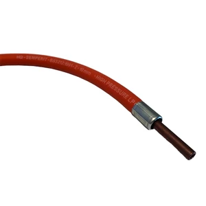 Force 4 Gas Hose Assembly Orange 3/8”x24