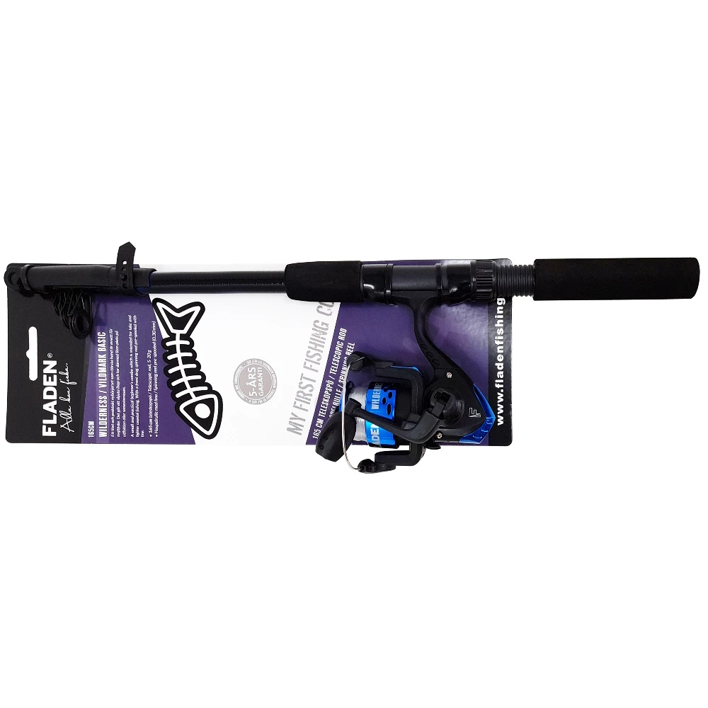 Wilderness 1.65m Telescopic Fishing Rod Set