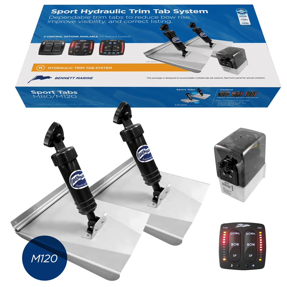 Bennett Marine Hydraulic Trim Tab Kit With Electronic Indicator Control