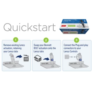 Bennett Marine Lenco to Bolt Upgrade Kit 