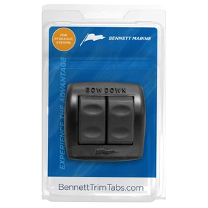 Bennett Marine Euro-Style Rocker Switch Control For Hydraulic Trim Tabs 