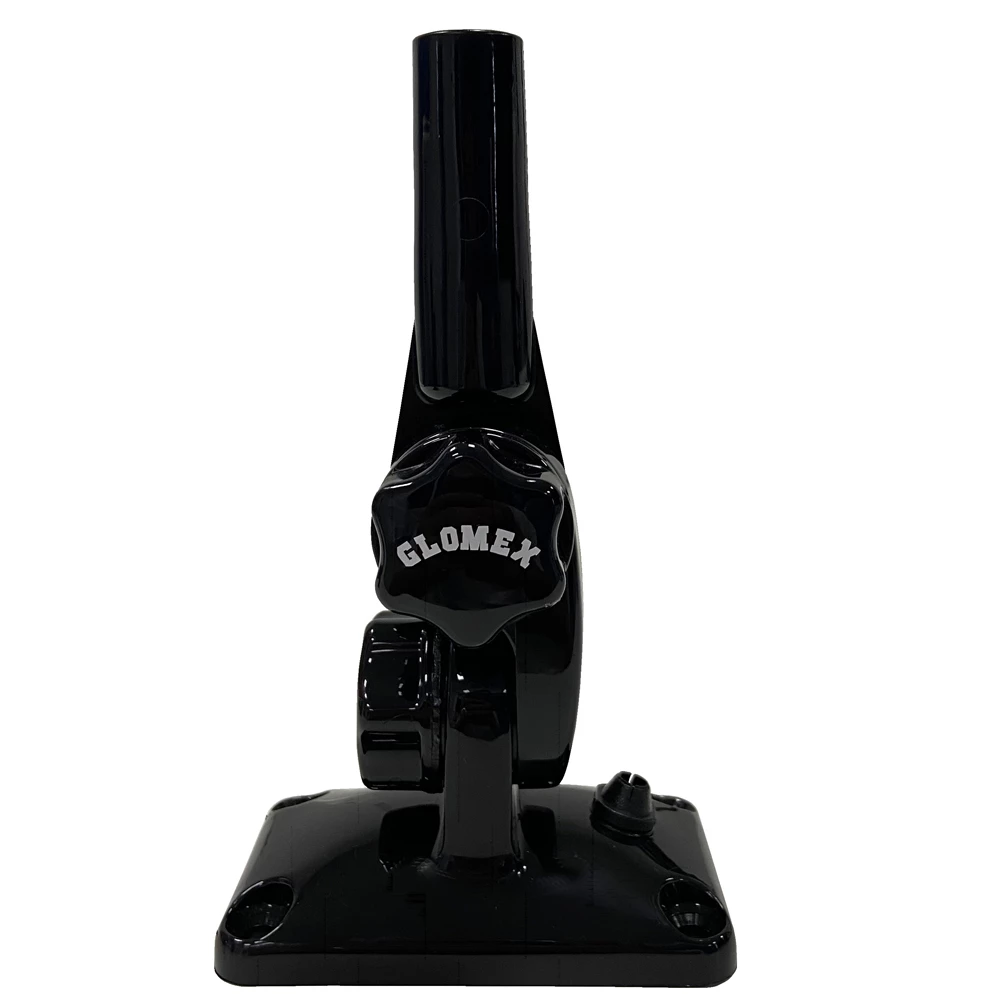 Glomex Glomeasy Black 4 Way Nylon Ratchet Mount with Knob