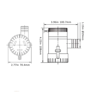 Seaflo Bilge Pump & Float Switch Kit
