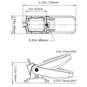 Seaflo Bilge Float Switch 20A 