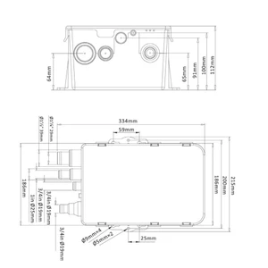 Seaflo Shower Sump Pump 600GPH 