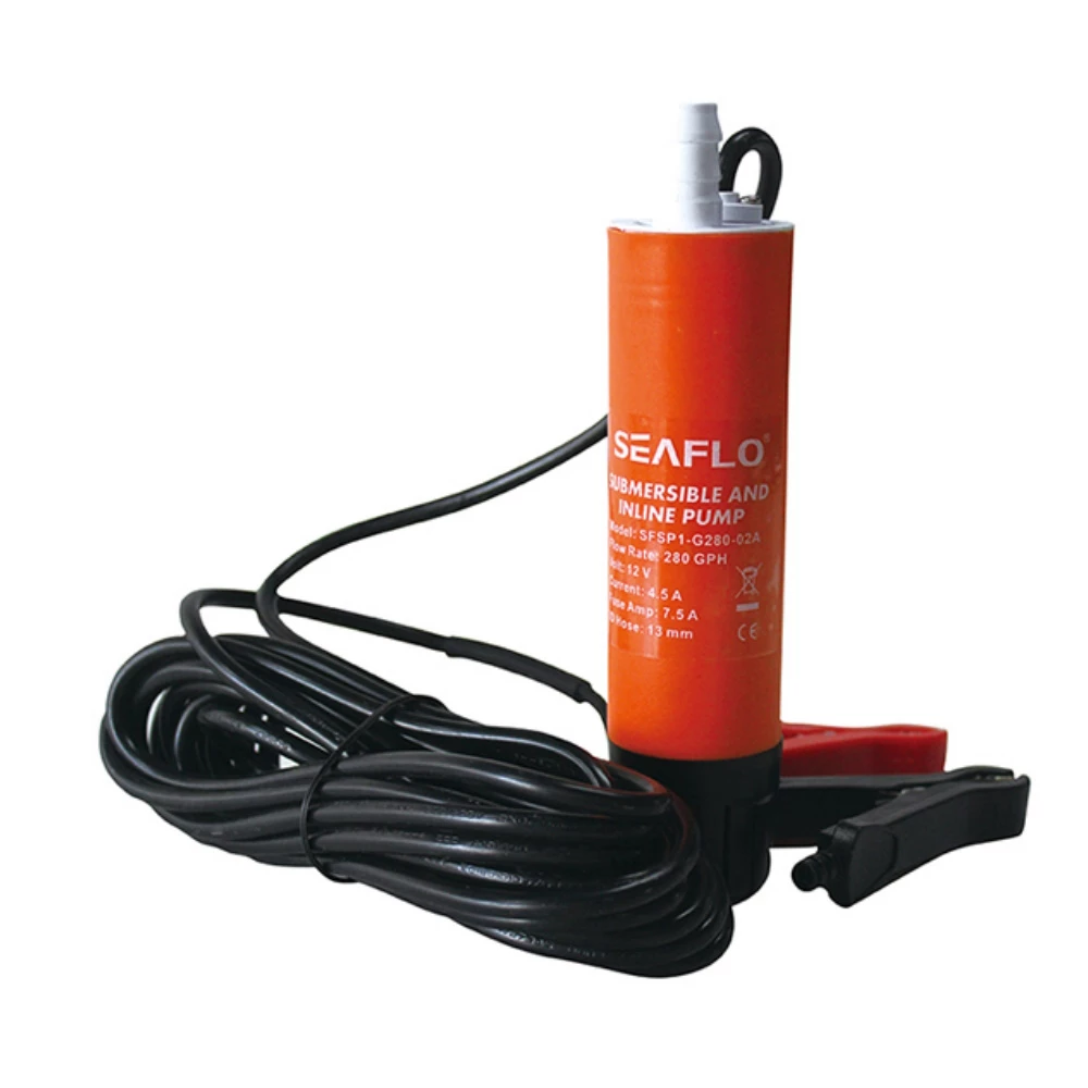 Submersible Water Pump Crocodile Clips 12v