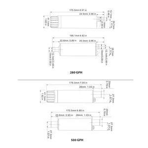 Seaflo Submersible Water Pump Crocodile Clips 12v