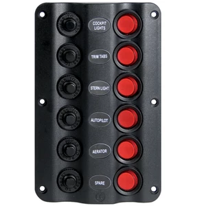 Talamex Wave Circuit Breaker Switch Panel 