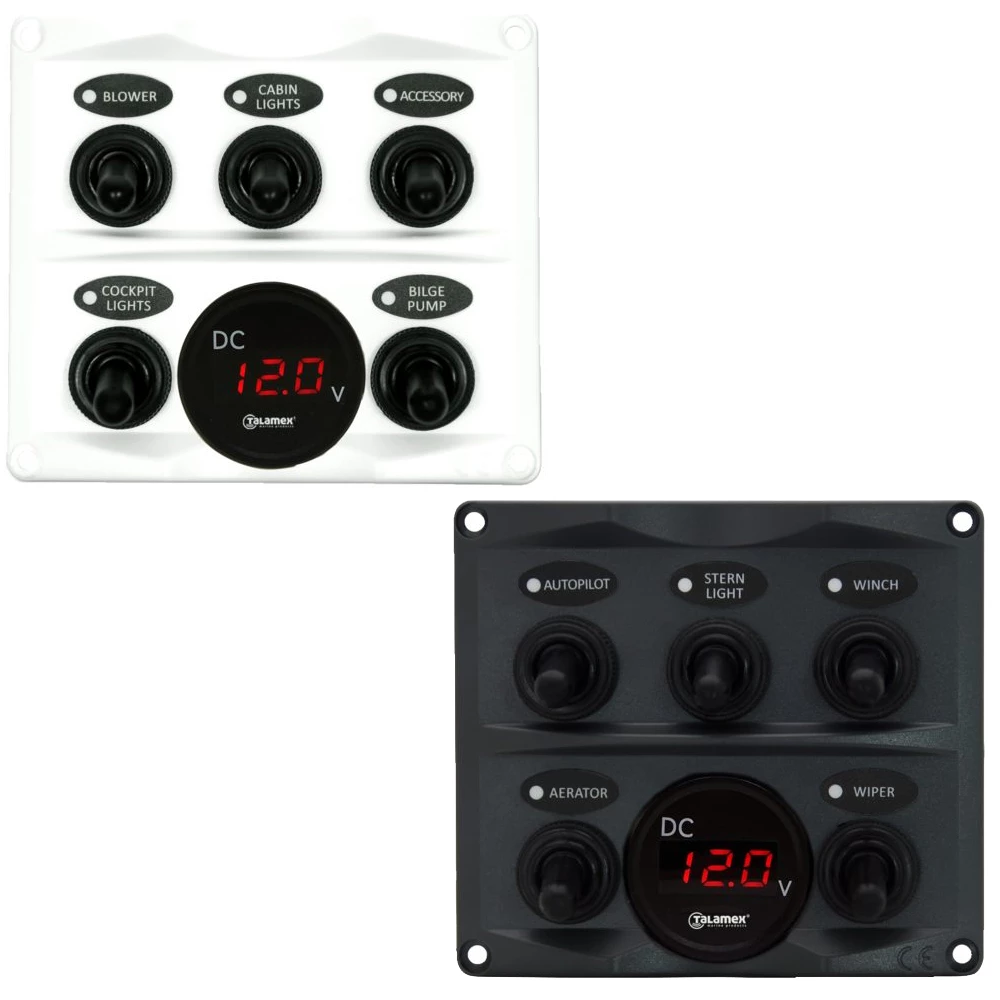 Switch Panel with Voltmeter