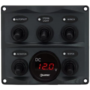 Talamex Switch Panel with Voltmeter