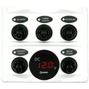 Talamex Switch Panel with Voltmeter