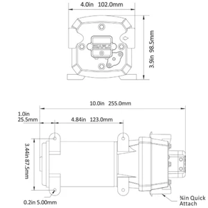 Seaflo Water Pressure Pump 4.5GPM/40Psi