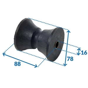 Osculati Spare Pulley for Bow Roller