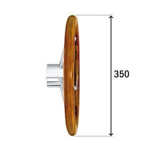 Osculati Rivale Teak Steering Wheel 350mm