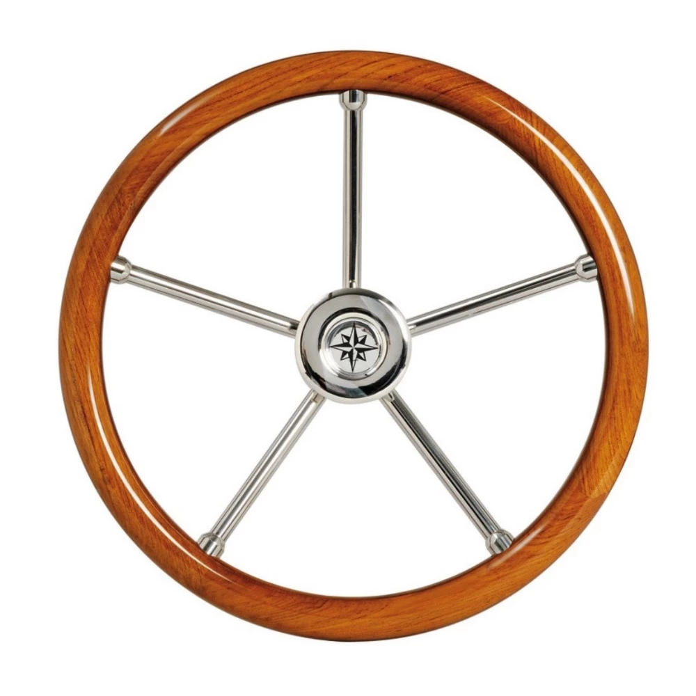 Osculati Rivale Teak Steering Wheel 350mm