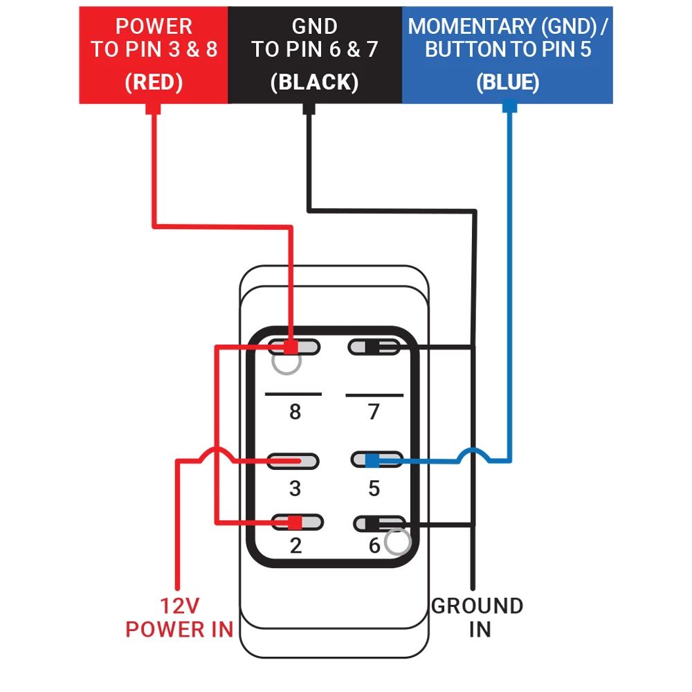 SCM Switch For Underwater LED Light