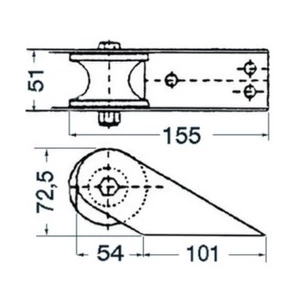Force 4 Stainless Steel Bow Roller