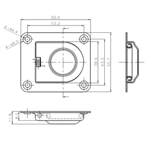 Force 4 Stainless Steel Lifting Ring 
