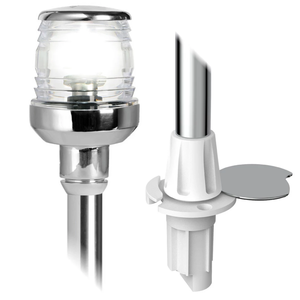 Osculati Navigation Pole Light Stainless Steel 100cm