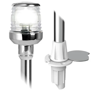 Osculati Navigation Pole Light Stainless Steel 100cm