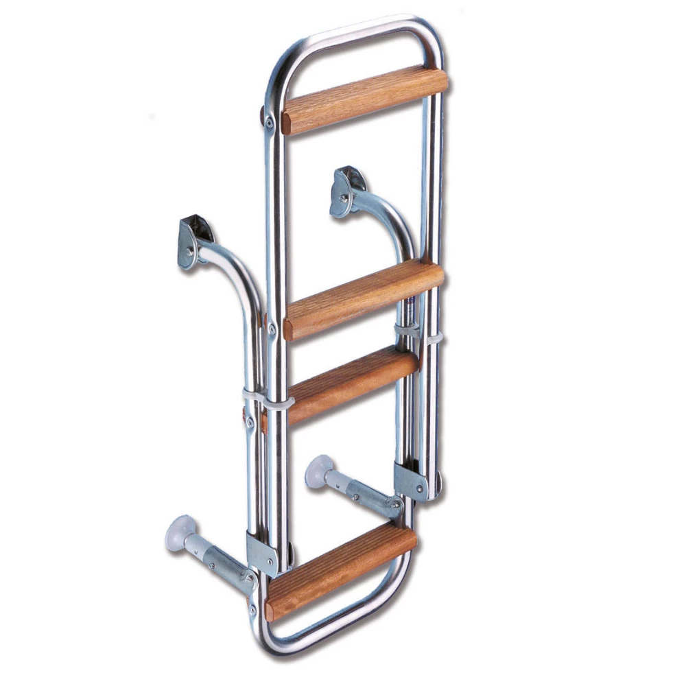 Trem Boarding Ladder with Wooden Steps 
