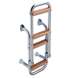 Trem Boarding Ladder with Wooden Steps 