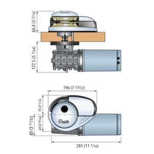 Quick Prince DP2 500W Windlass 12V 6mm