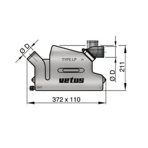 Vetus Plastic Waterlock