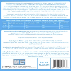 Blue Gee -45℃ Non Toxic Antifreeze 5 Litre