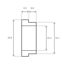 Force 4 Spare Bush for Puncture Proof Launching Trolley Wheel