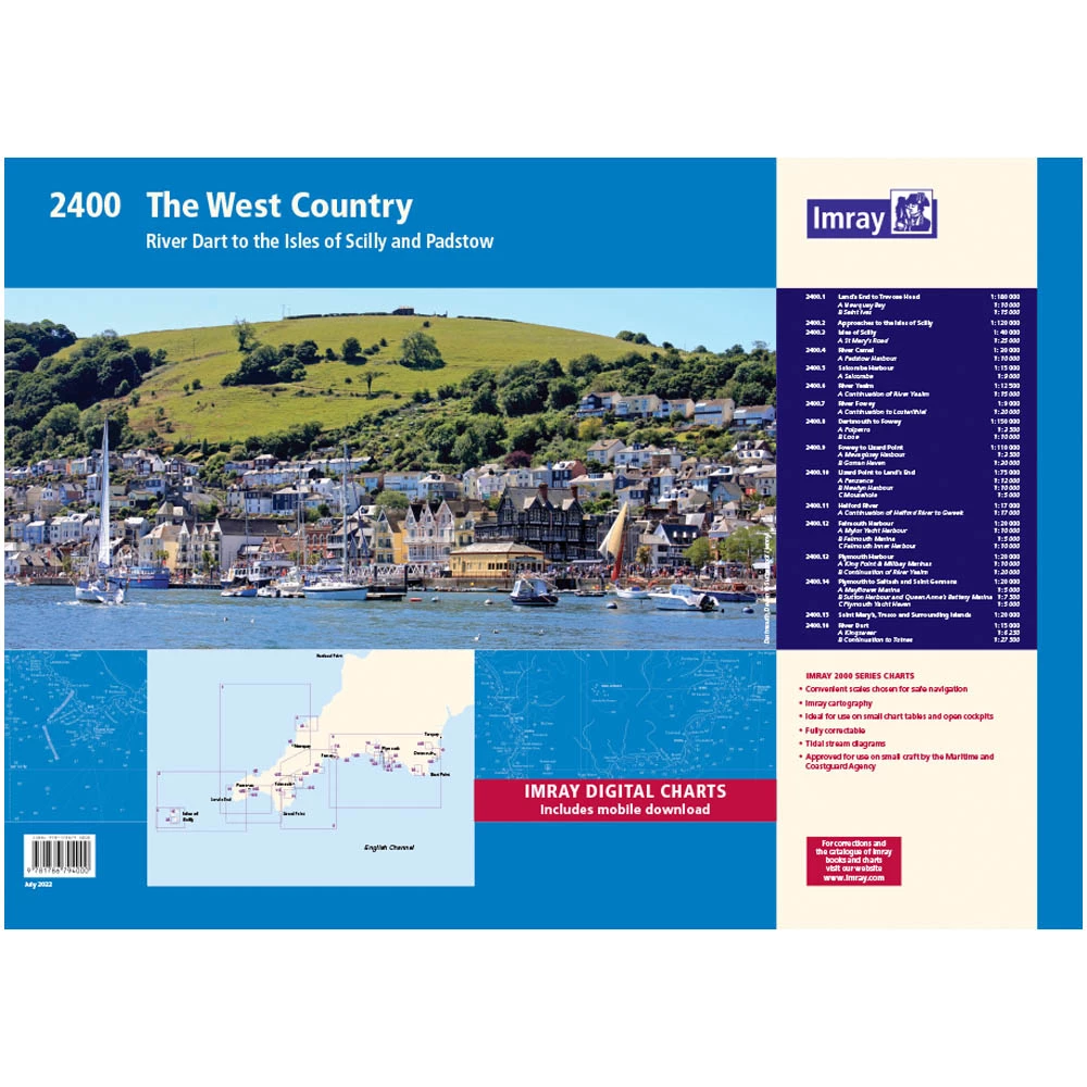 Imray 2400 West Country Chart Pack 